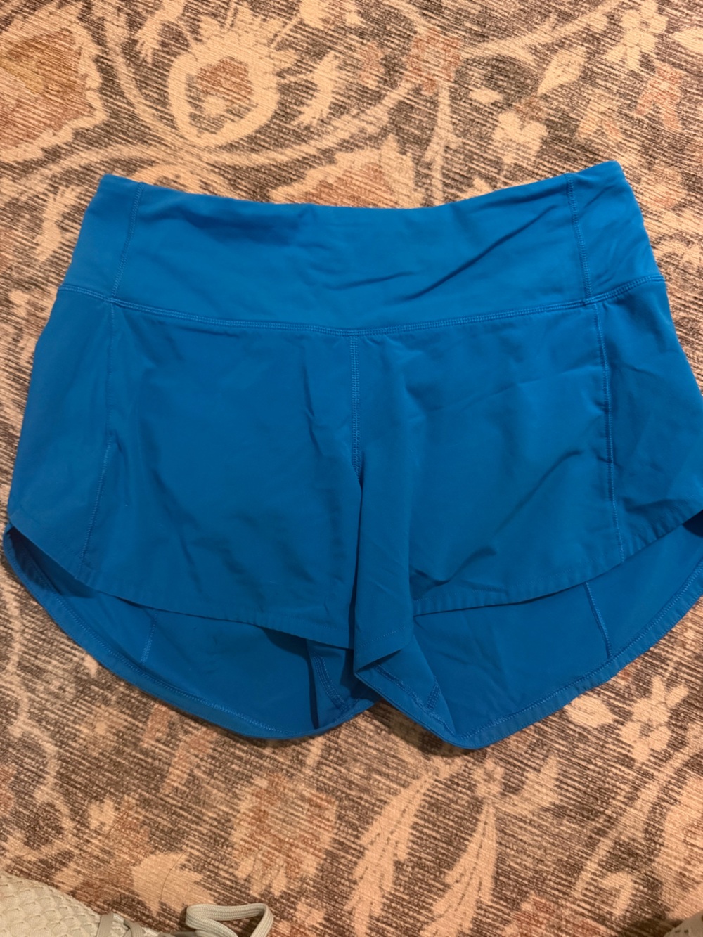 Blue Lululemon Speed up shorts